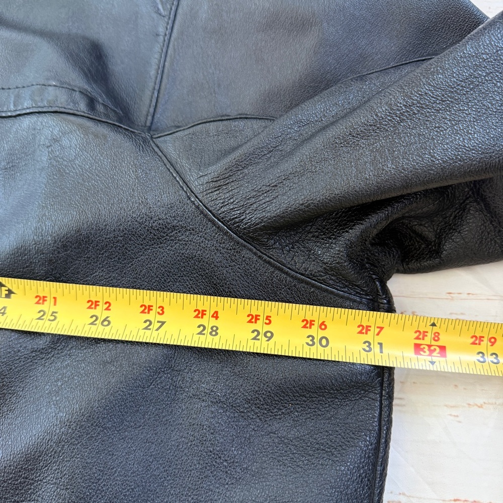 VYG Harbor Bay Men’s Genuine Leather Jacket | Black | 3XL | Classic‎ Zip-Up Coat - Picture 6 of 16
